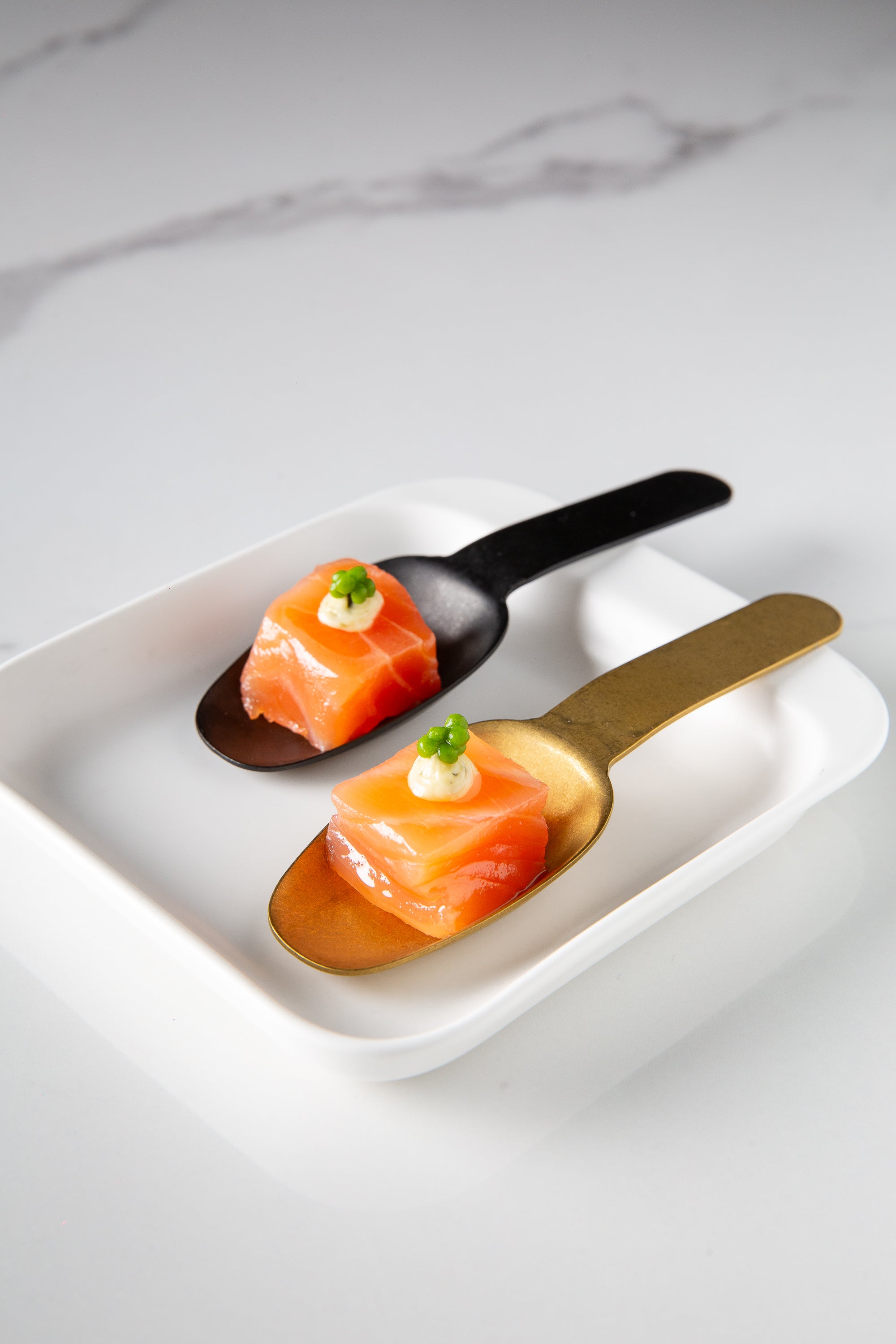 Tacos de Salmón Ahumados y Marinados