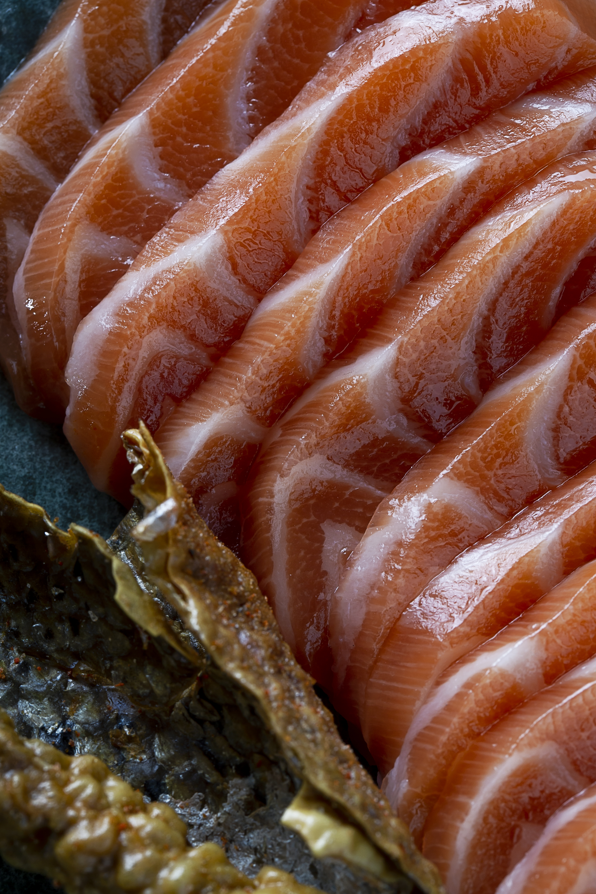 Lingote de Lomo de Salmón Ahumado Cortado a mano