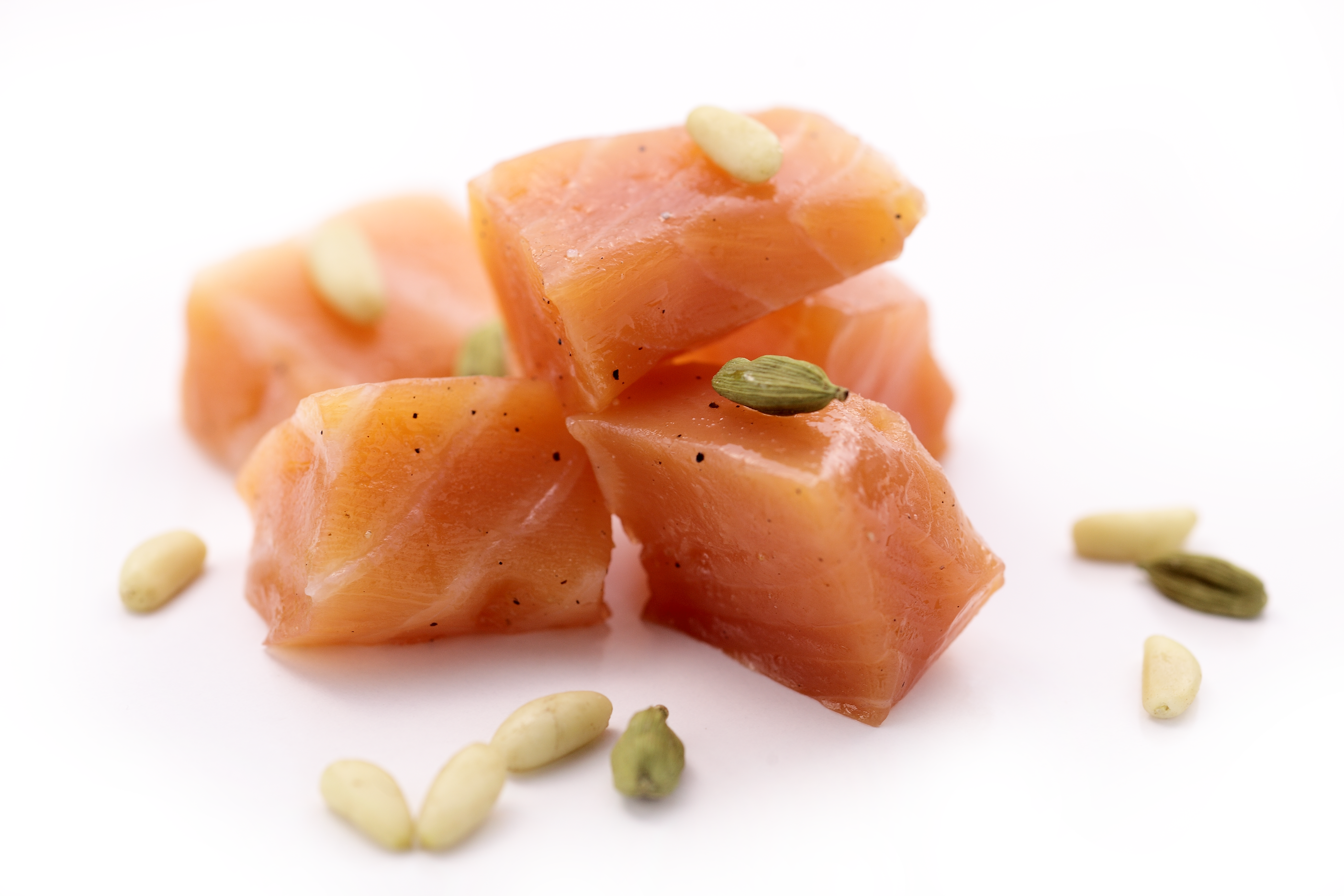 Tacos de Salmón Ahumados y Marinados