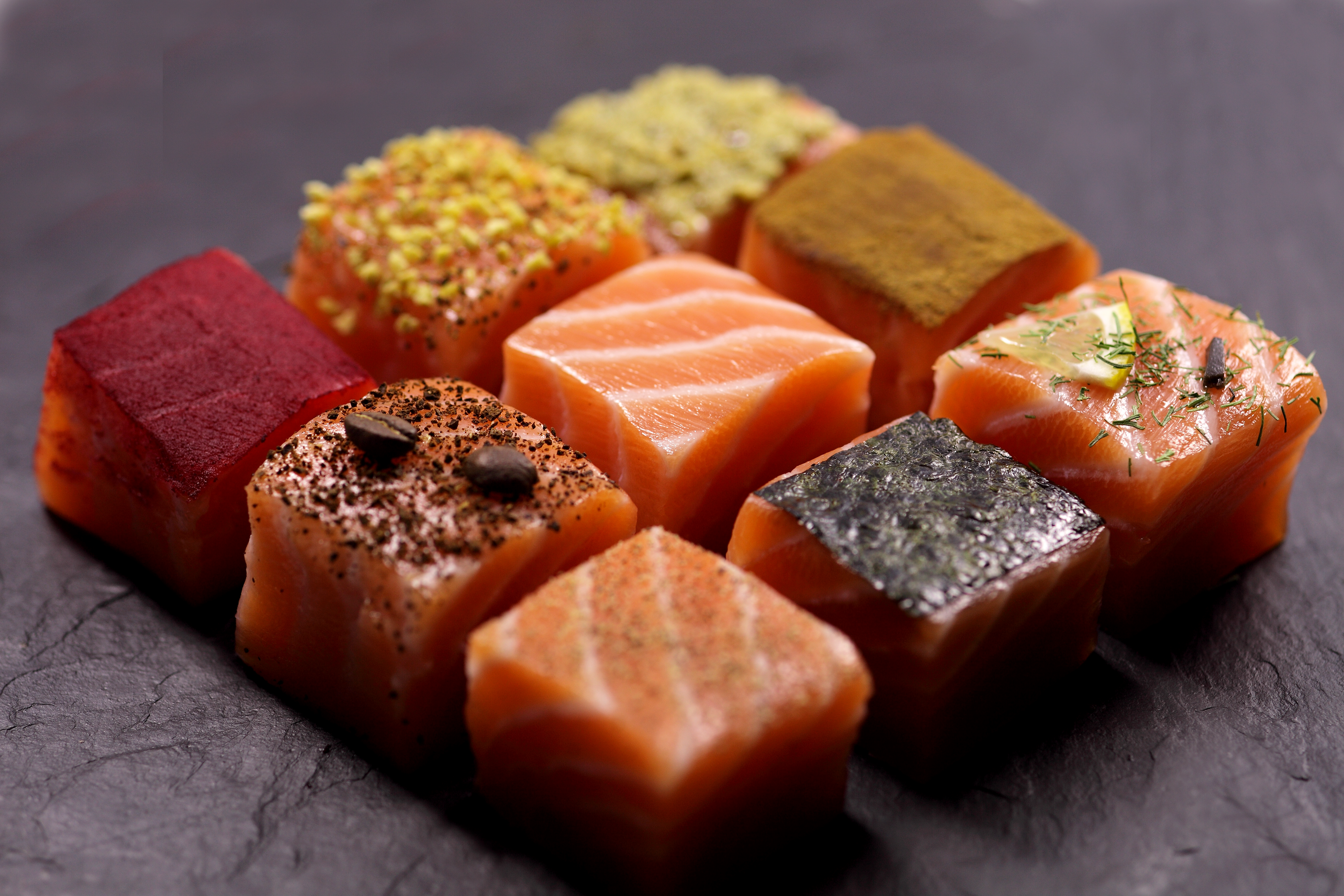 Tacos de Salmón Ahumado con Eneldo y Trufa