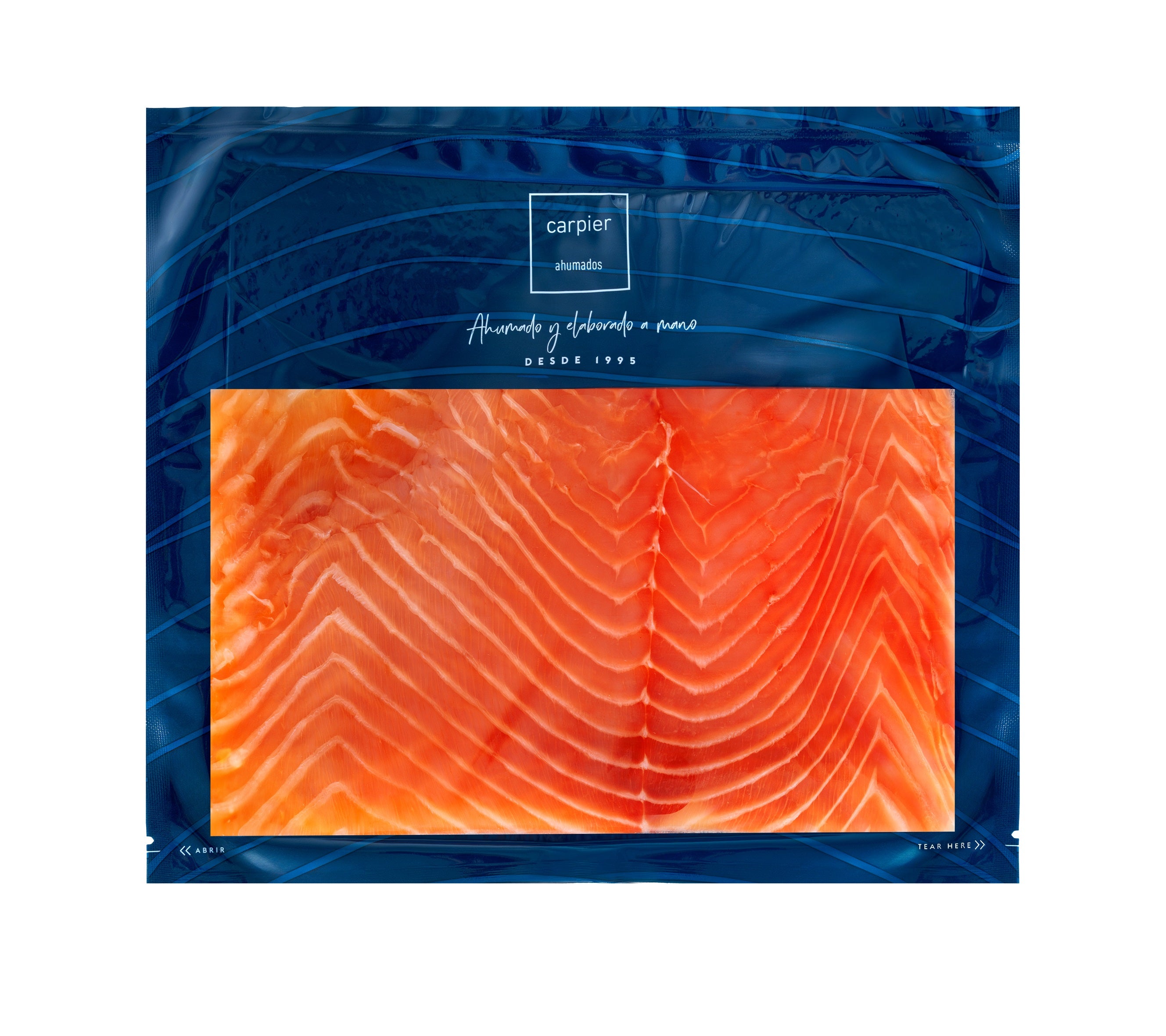 Salmón Ahumado Precortado en Lonchas