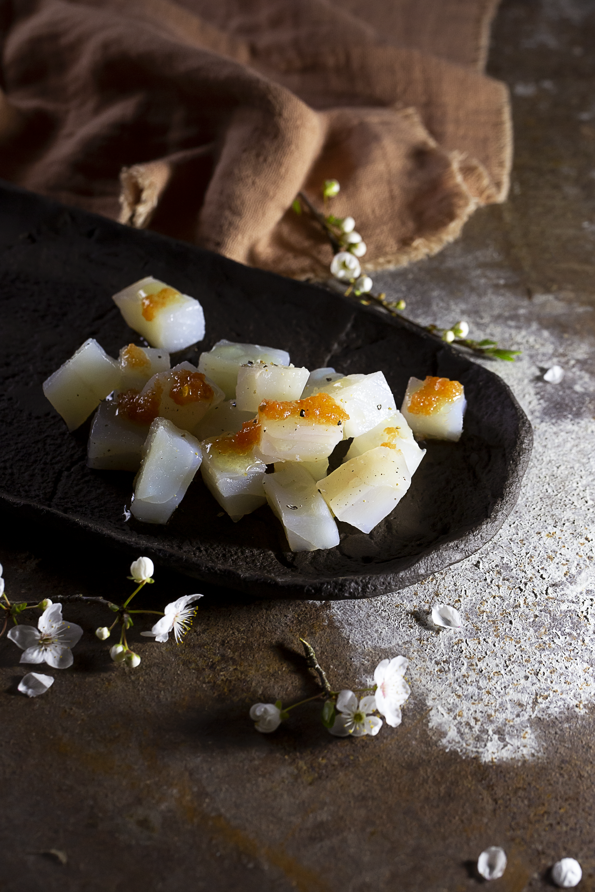 Tacos de Bacalao Ahumado en Aceite