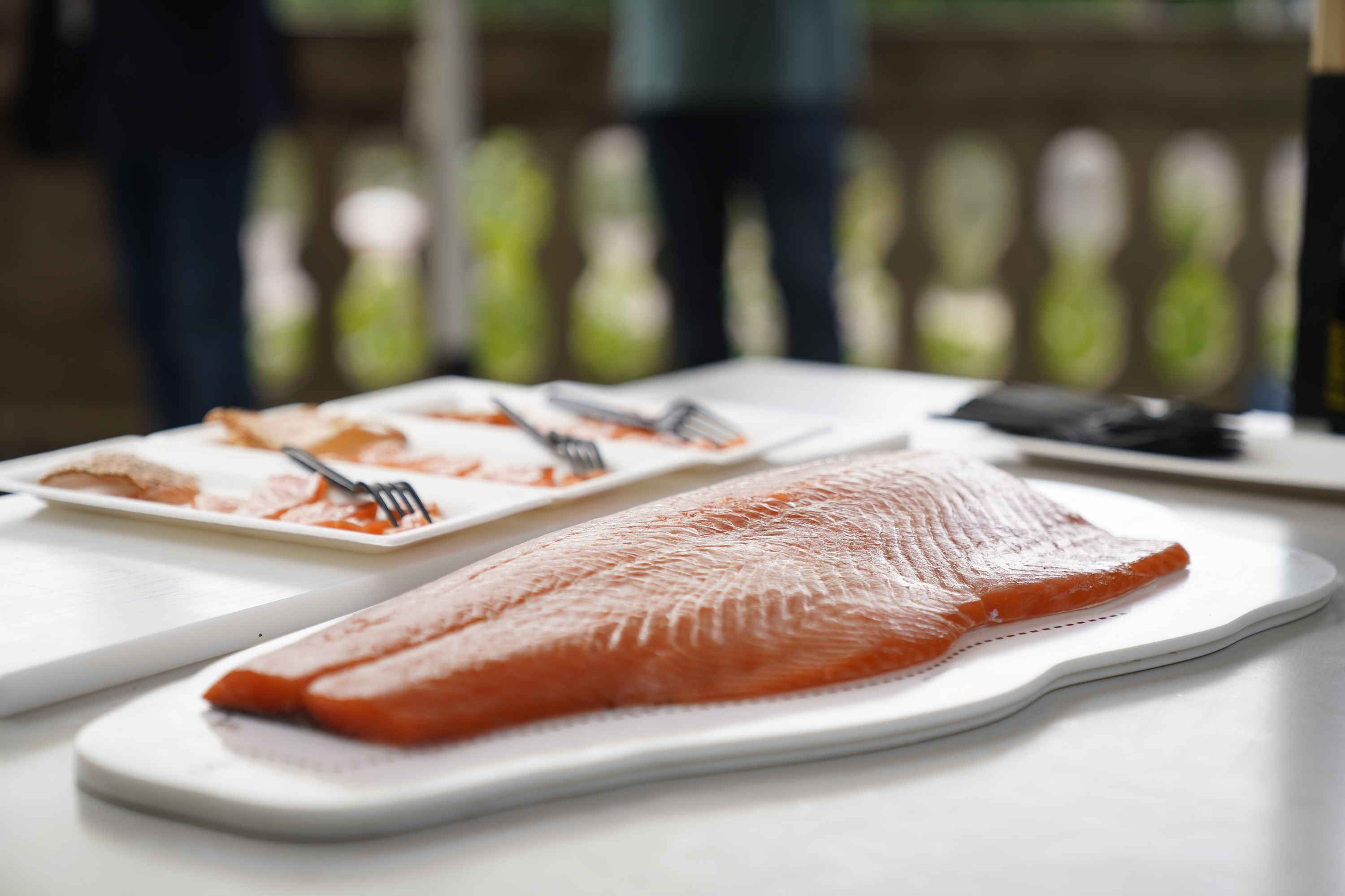 Pieza de Salmón Ahumado Natural